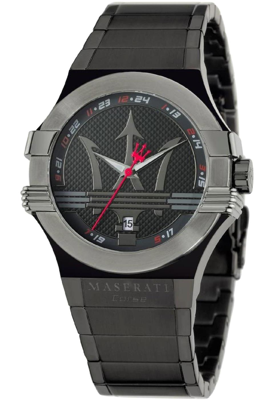 Maserati R8853108003 Takvimli 42 mm Siyah Çelik Kordon Analog Erkek Kol Saati