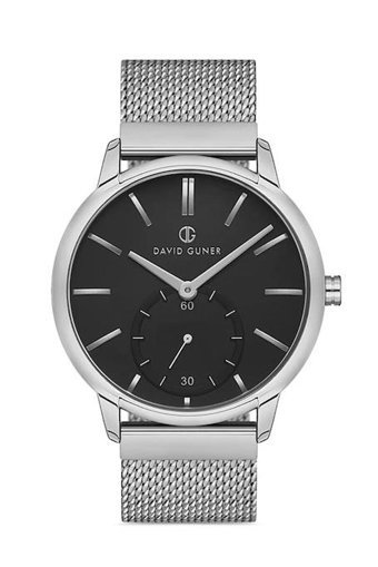 David Guner DG-8238GC-A2 Takvimli 42 mm Çelik Kordon Analog Kol Saati