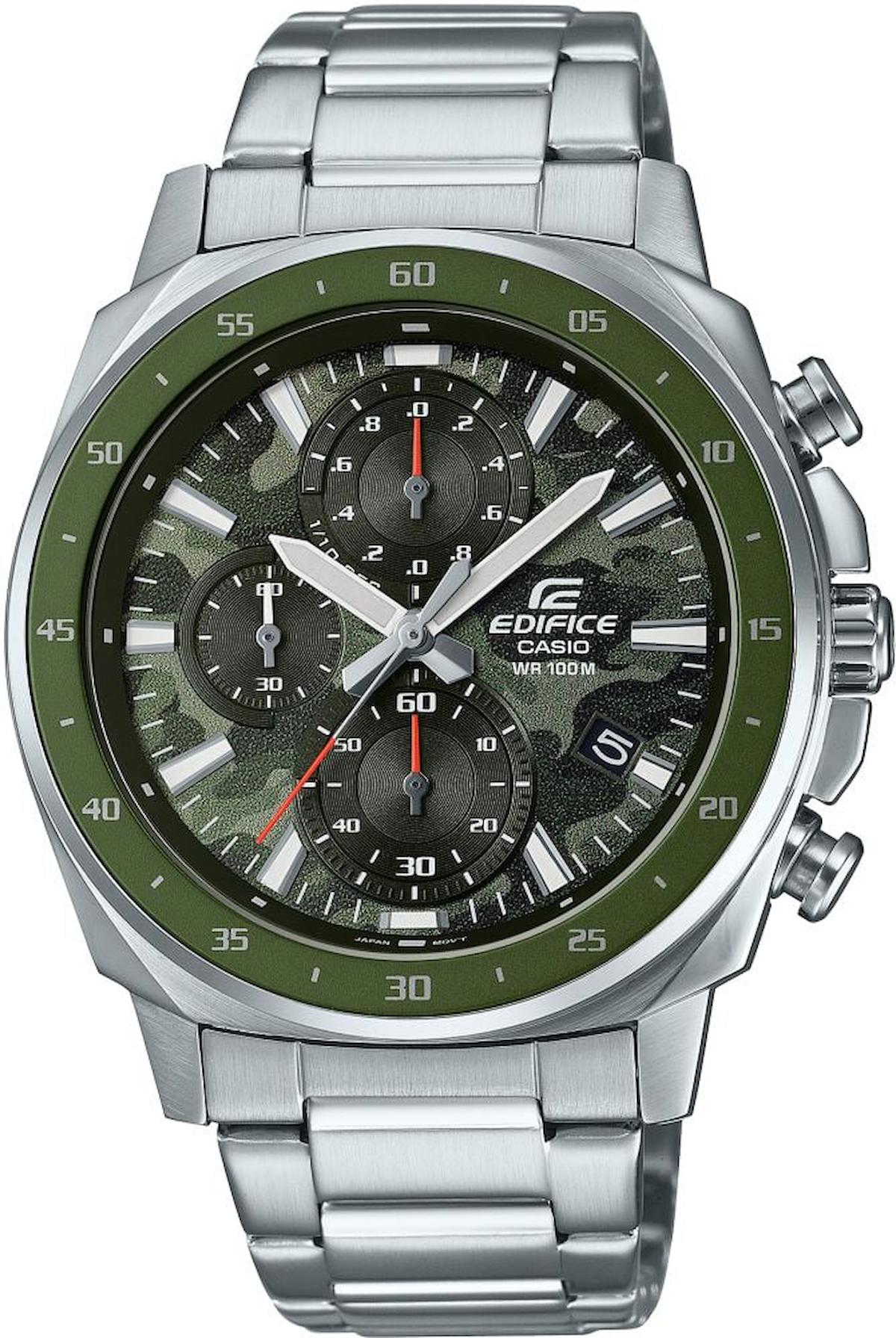 Casio EFV-600D-3C Takvimli 43.8 mm Çelik Kordon Analog Kol Saati