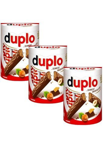 Ferrero Duplo Schmeckt Knusperleicht Fındıklı Çikolata 182 gr 3 Adet