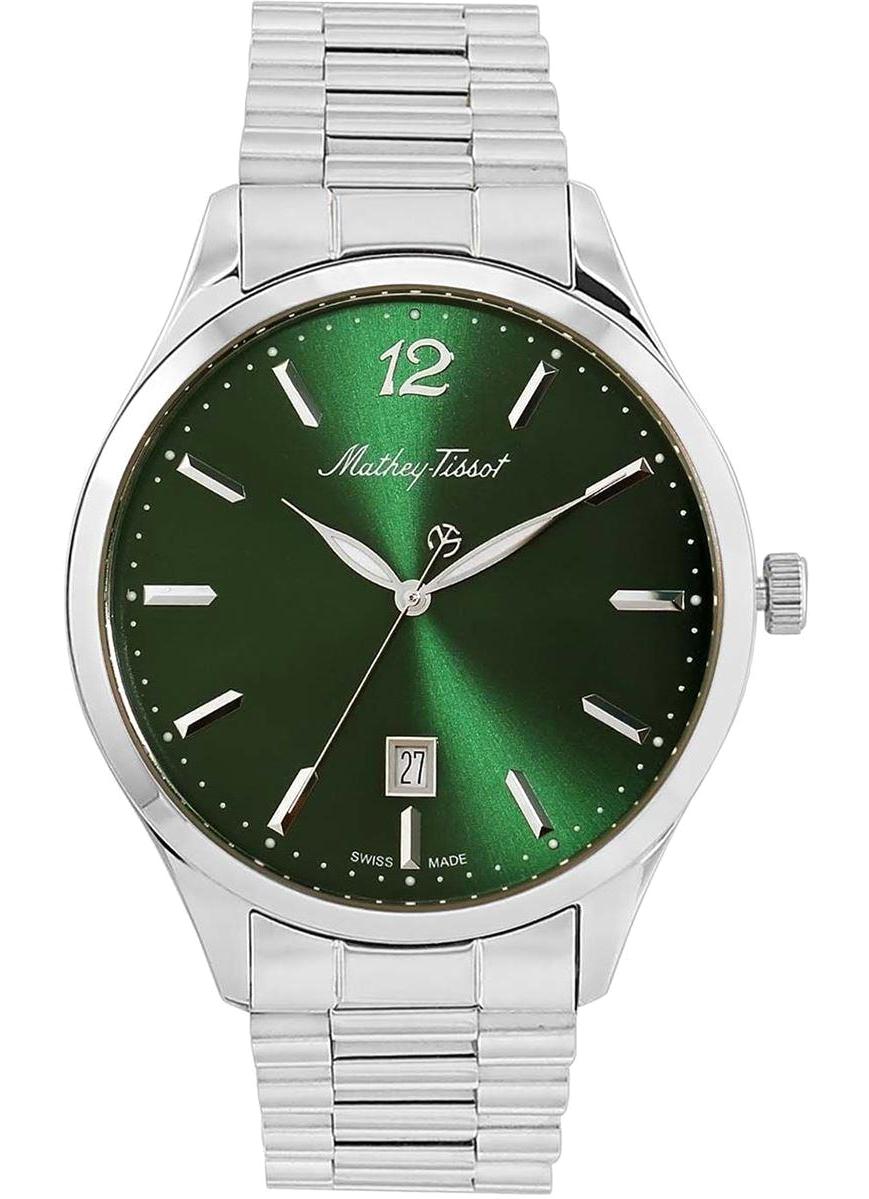 Tissot H411MAV Takvimli 44 mm Çelik Kordon Analog Erkek Kol Saati