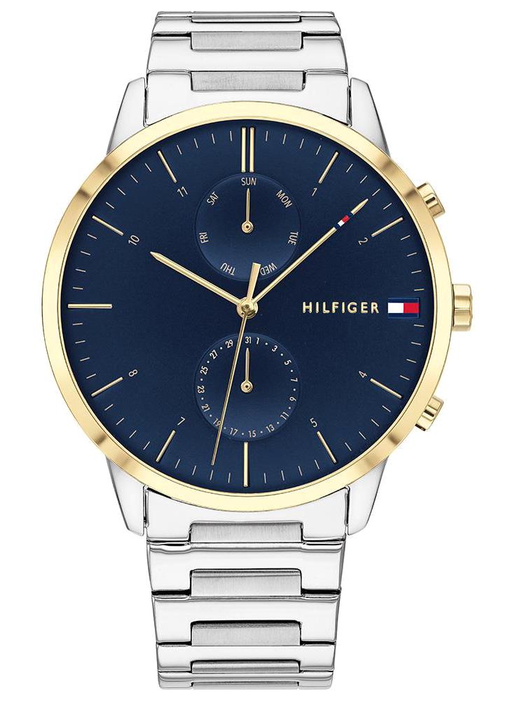 Tommy Hilfiger TH1710408 Takvimli 44 mm Çelik Kordon Analog Erkek Kol Saati