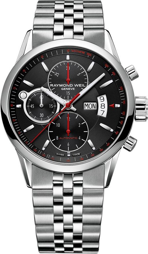 Raymond Weil 7730-ST-20041 Takvimli 42 mm Çelik Kordon Analog Kol Saati