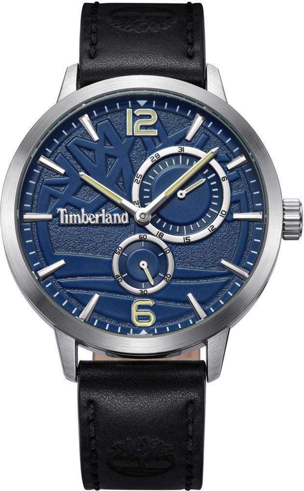 Timberland TDWGF2182101 Takvimli 44 mm Siyah Deri Kordon Analog Kol Saati