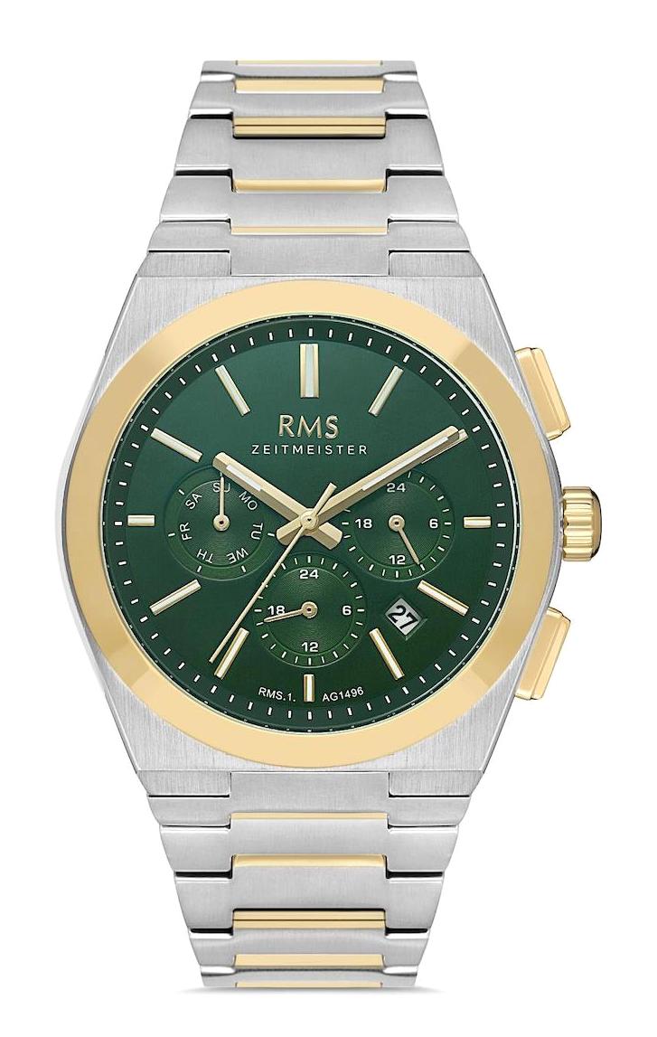 Romanson RMS.1.AG1496.07 Takvimli 42 mm Çelik Kordon Analog Erkek Kol Saati