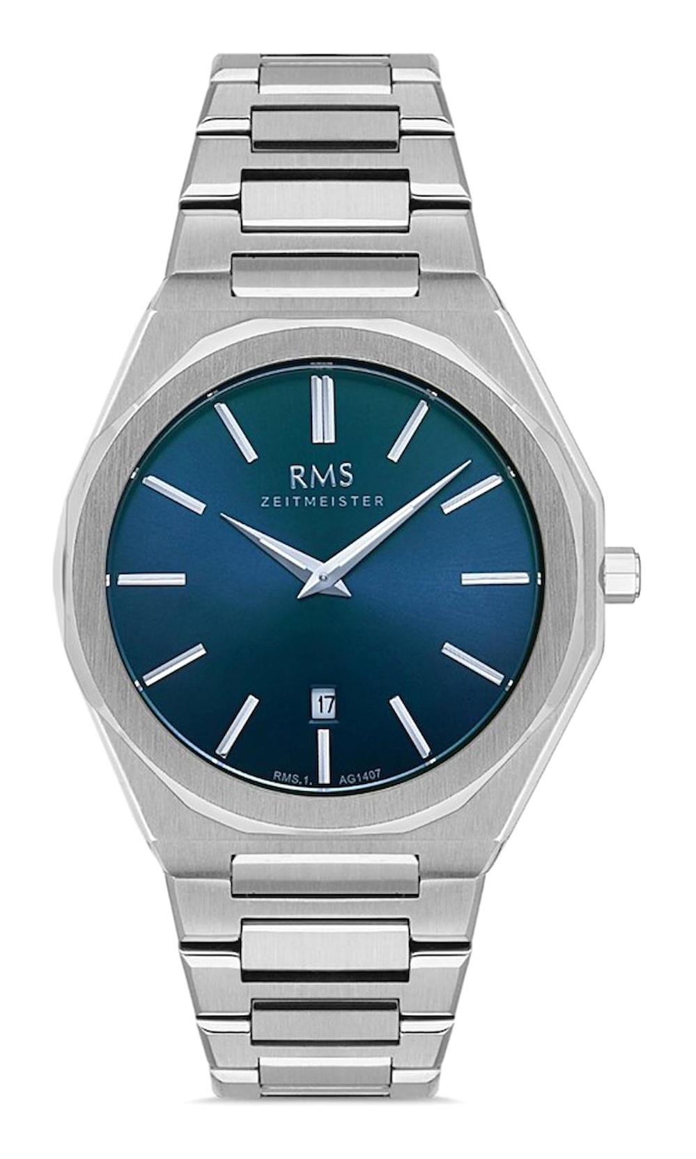 Romanson RMS.1.AG1407.03 Takvimli 41 mm Çelik Kordon Analog Erkek Kol Saati