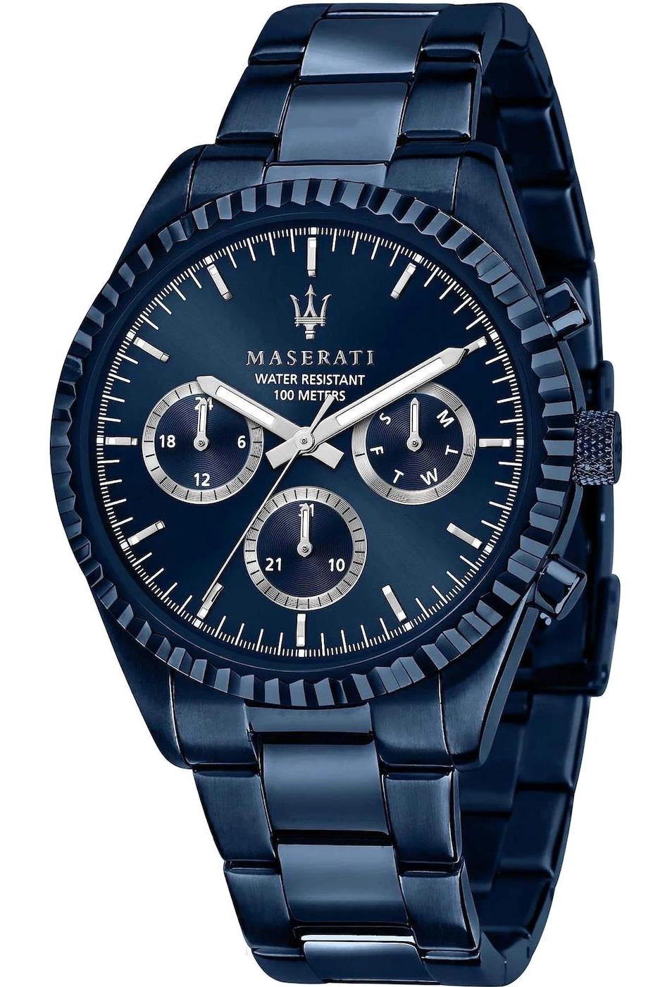 Maserati R8853100025 Takvimli 43 mm Lacivert Çelik Kordon Analog Erkek Kol Saati