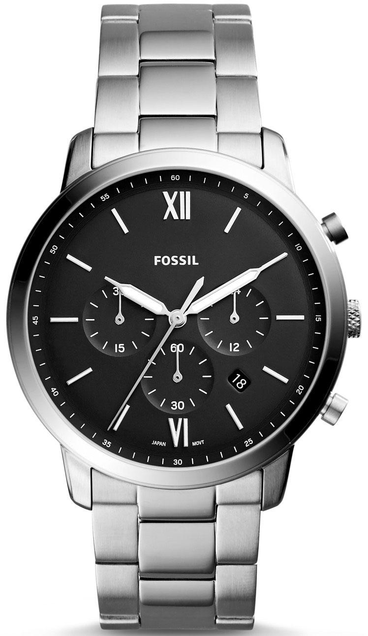 Fossil FS5384 Takvimli 44 mm Çelik Kordon Analog Erkek Kol Saati