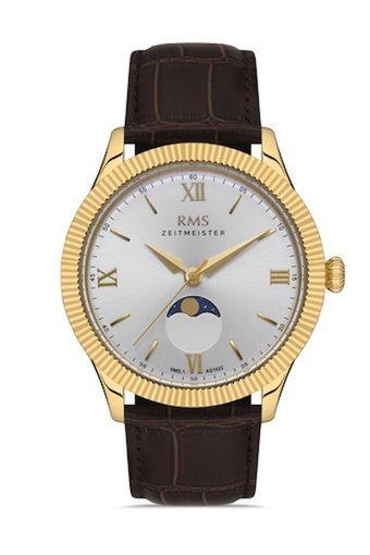 Romanson RMS.1.AG1522.07 Kahverengi Deri Kordon Analog Erkek Kol Saati