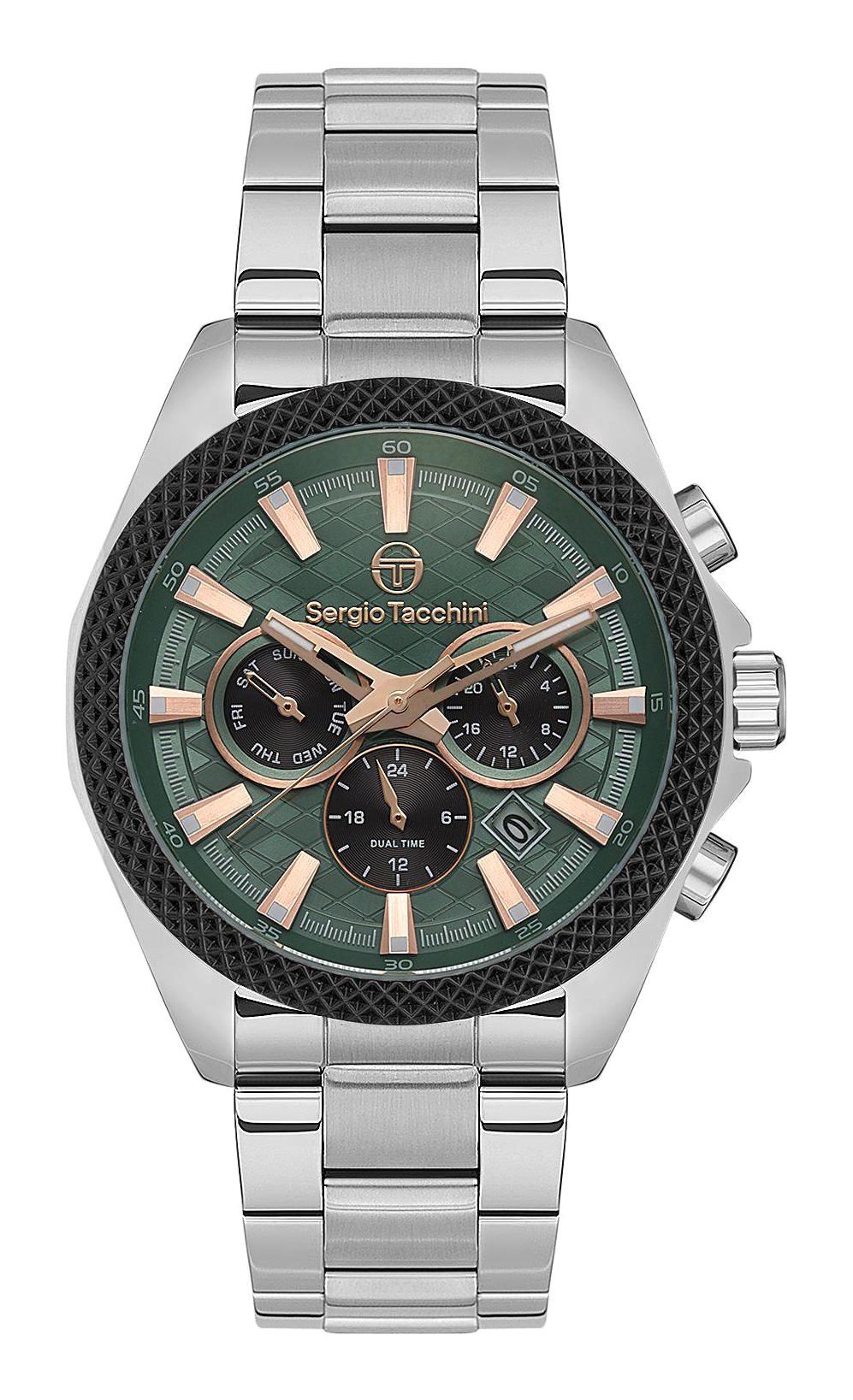 Sergio Tacchini ST.1.10411.3 Takvimli 45 mm Çelik Kordon Analog Erkek Kol Saati