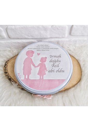 Bunnyball Hoşgeldin Kardeş Konseptli Sütlü Çikolata
