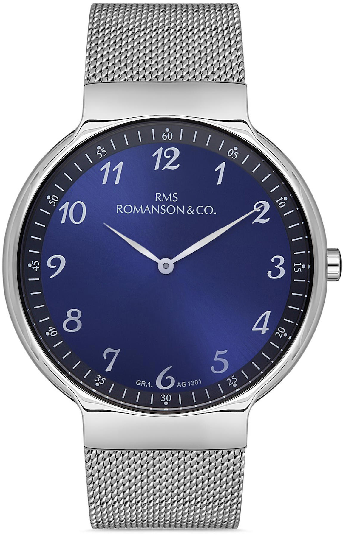 Romanson RMS.1.AG1301.13 42 mm Çelik Kordon Analog Kol Saati