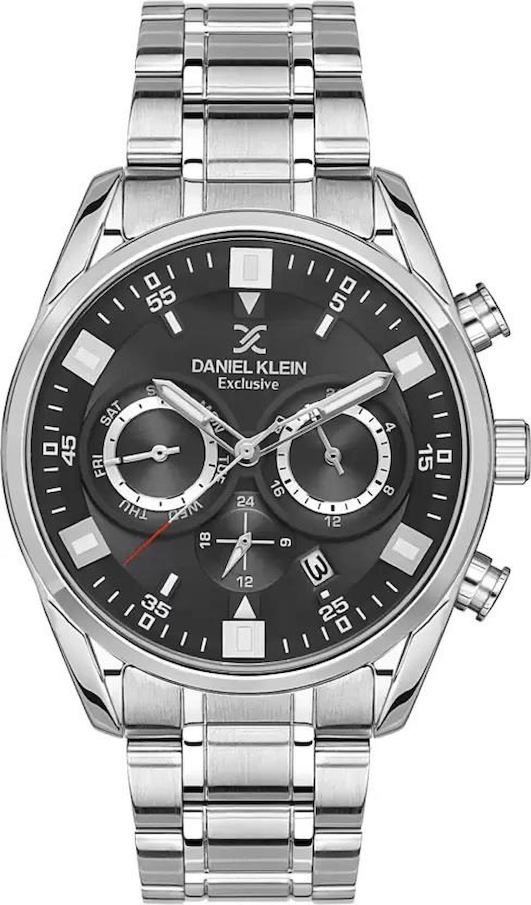 Daniel Klein DK102-DK.1.13548-1 Takvimli 43 mm Metal Kordon Analog Erkek Kol Saati