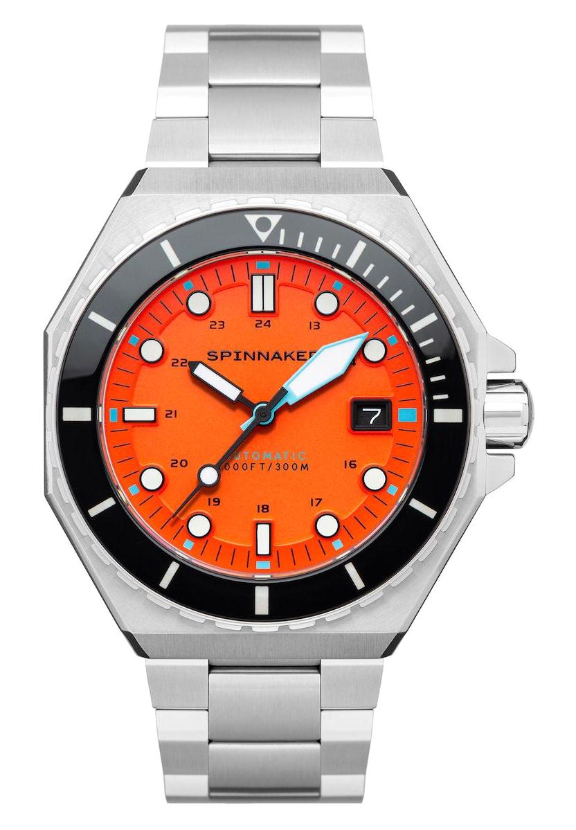 Spinnaker SP-5081-BB Takvimli 44 mm Çelik Kordon Analog Erkek Kol Saati