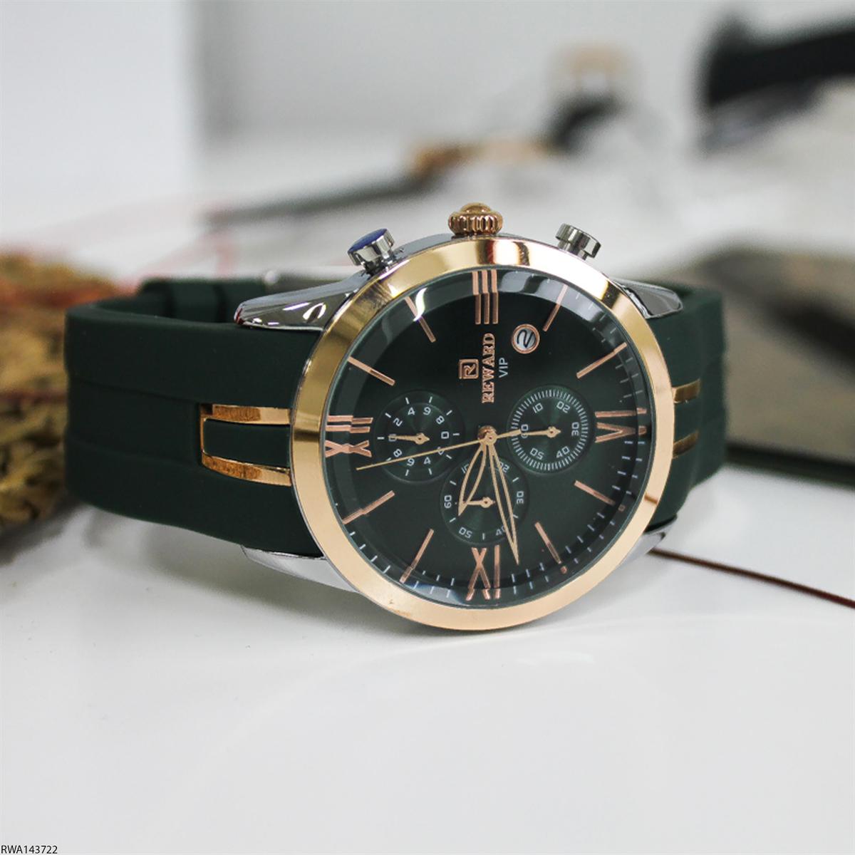 Reward RWA143722 Takvimli 45 mm Siyah Metal Kordon Analog Erkek Kol Saati