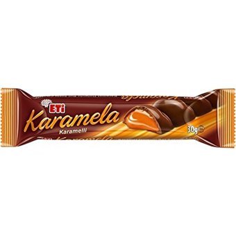 Eti Karamela Karamelli Çikolata 30 gr 12 Adet