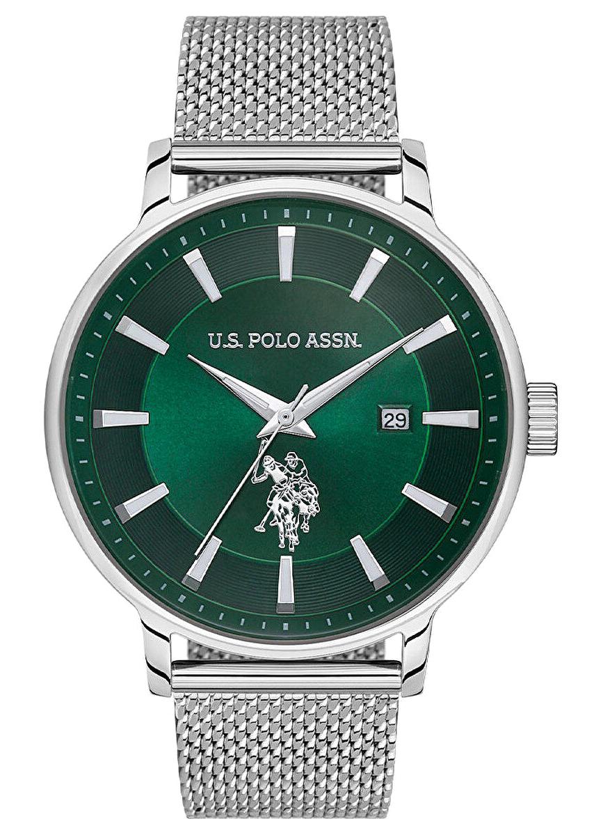 U.S. Polo Assn USPA1070-01 Takvimli 42 mm Çelik Kordon Analog Erkek Kol Saati