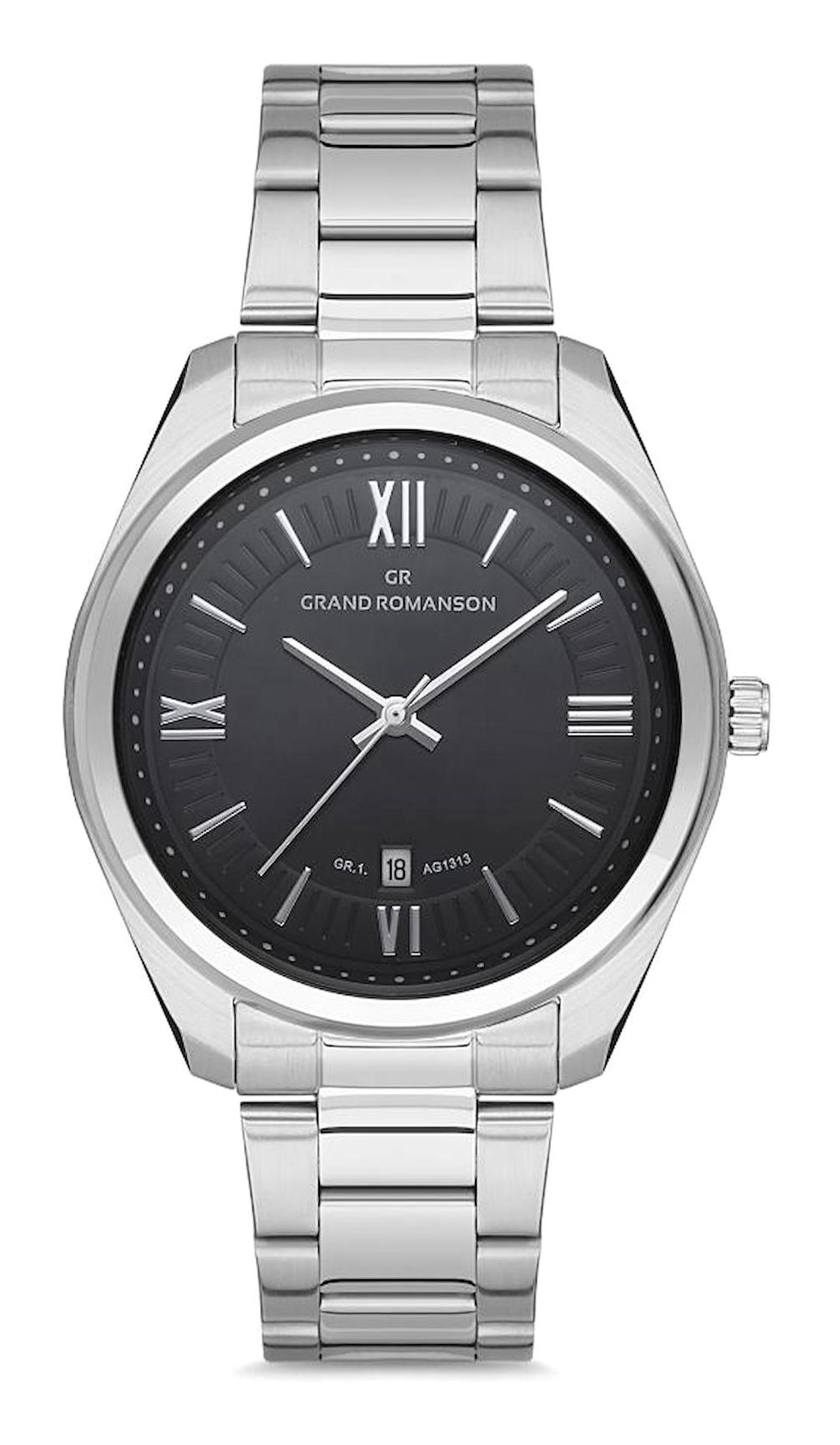 Grand Romanson GR.1.AG1313.11 Takvimli 42 mm Çelik Kordon Analog Erkek Kol Saati