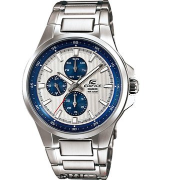 Casio EF-342D-7A Takvimli Metal Kordon Analog Erkek Kol Saati