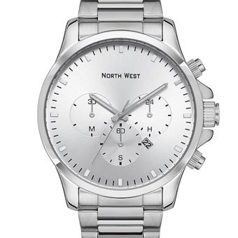 Northwest NW-2105-A Takvimli 45 mm Çelik Kordon Analog Erkek Kol Saati