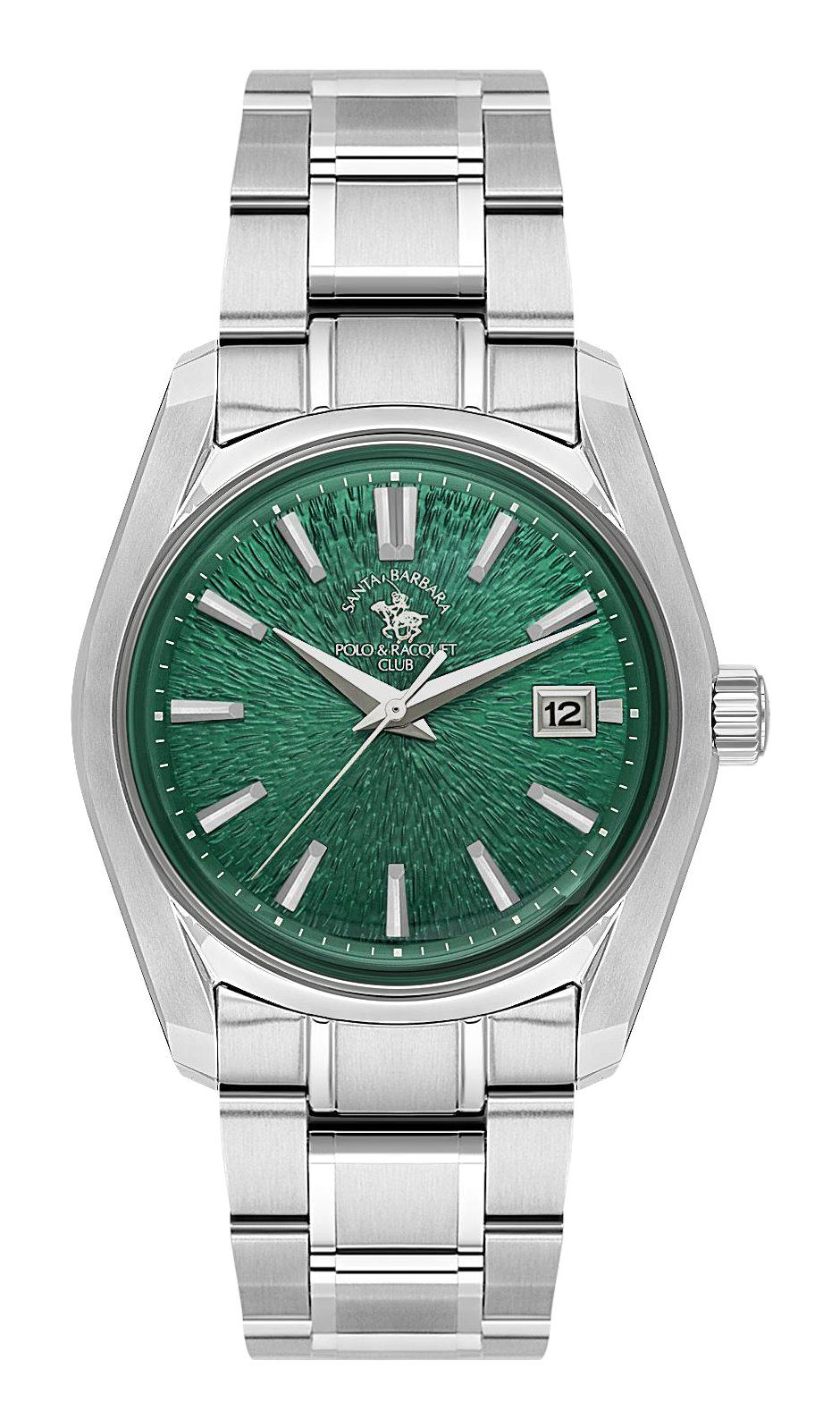 Santa Barbara Polo & Racquet Club SB.3.10002.3 Takvimli 42 mm Çelik Kordon Analog Erkek Kol Saati