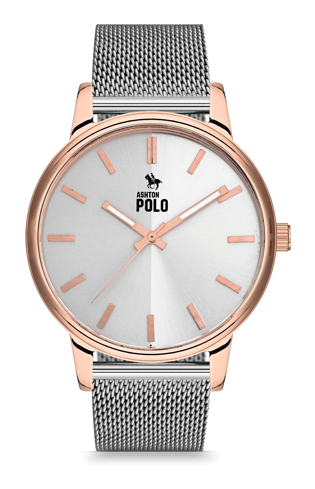 Ashton Polo ZEG27011 44 mm Metal Kordon Analog Erkek Kol Saati