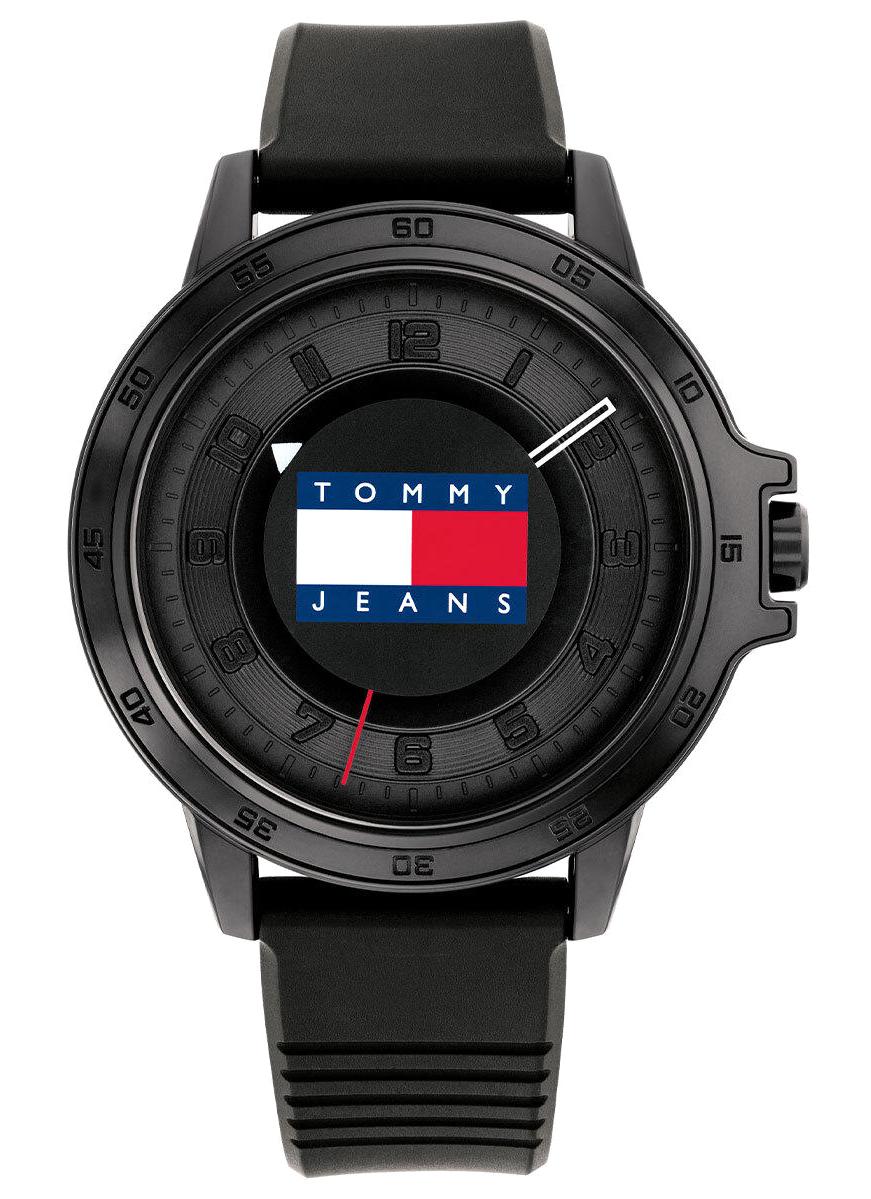 Tommy Hilfiger TH1792032 Takvimli 44 mm Siyah Silikon Kordon Analog Erkek Kol Saati