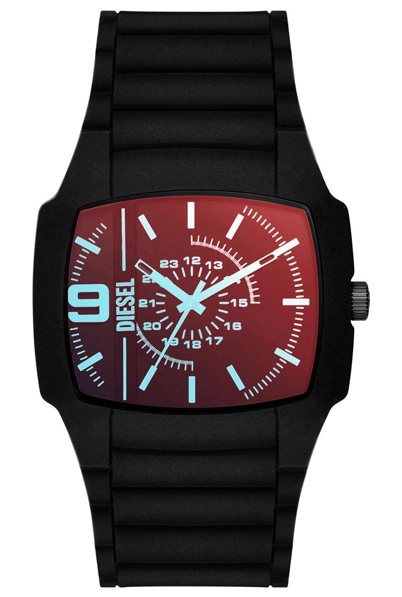 Diesel DZ2166 Takvimli 42 mm Siyah Silikon Kordon Analog Erkek Kol Saati