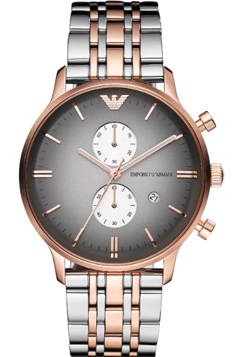 Emporio Armani AR1721 Takvimli 42 mm Rose Gold Çelik Kordon Analog Kol Saati