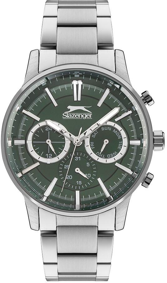 Slazenger SL.09.1923.2.04 Takvimli 44 mm Çelik Kordon Analog Erkek Kol Saati