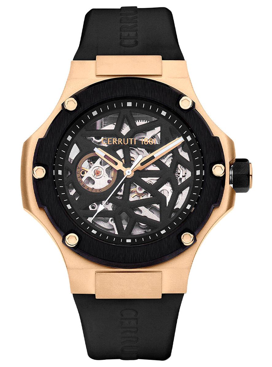 Cerruti 1881 CIWGR0007107 Siyah Silikon Kordon Analog Erkek Kol Saati