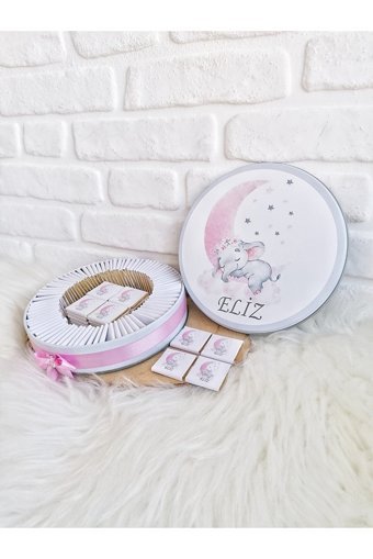 Bunnyball Ayda Uyuyan Fil Konseptli Sütlü Çikolata