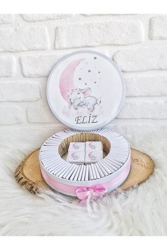 Bunnyball Ayda Uyuyan Fil Konseptli Sütlü Çikolata
