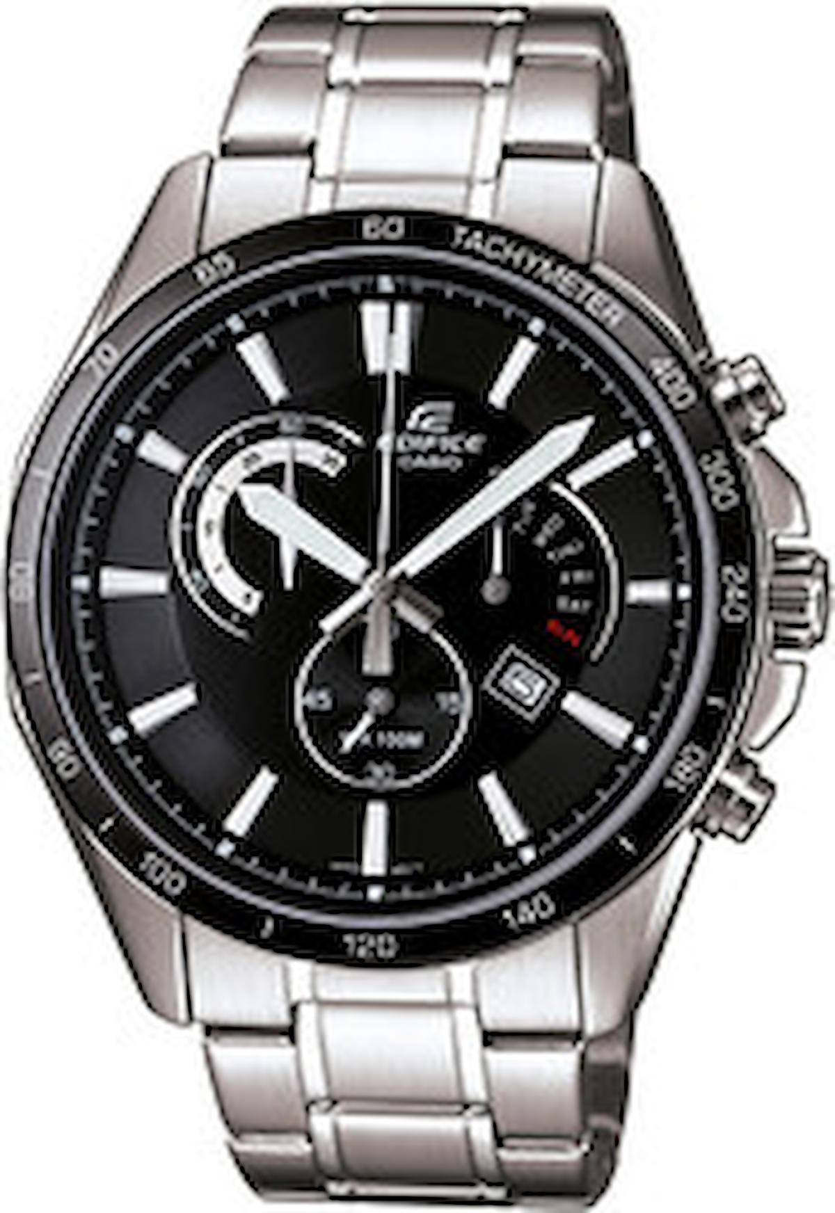 Casio EFR-510D-1AVDF Takvimli 44.7 mm Çelik Kordon Analog Erkek Kol Saati