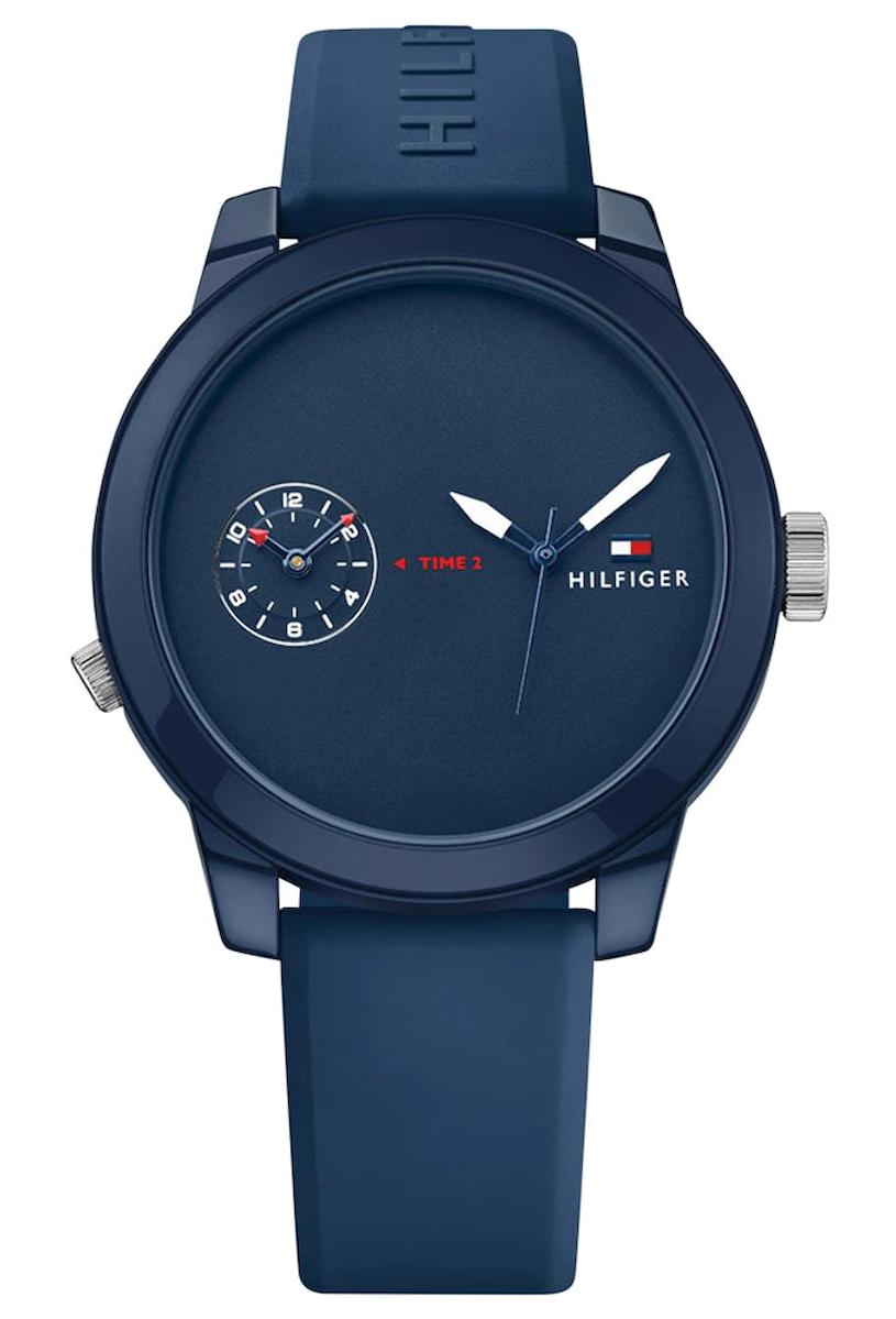 Tommy Hilfiger TH1791325 Takvimli 42 mm Lacivert Silikon Kordon Analog Erkek Kol Saati