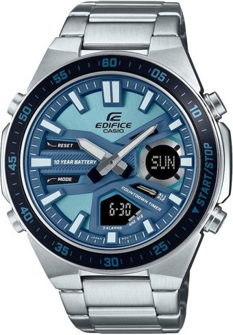 Casio EFV-C110D-2BDF Takvimli 46.9 mm Çelik Kordon Analog Erkek Kol Saati