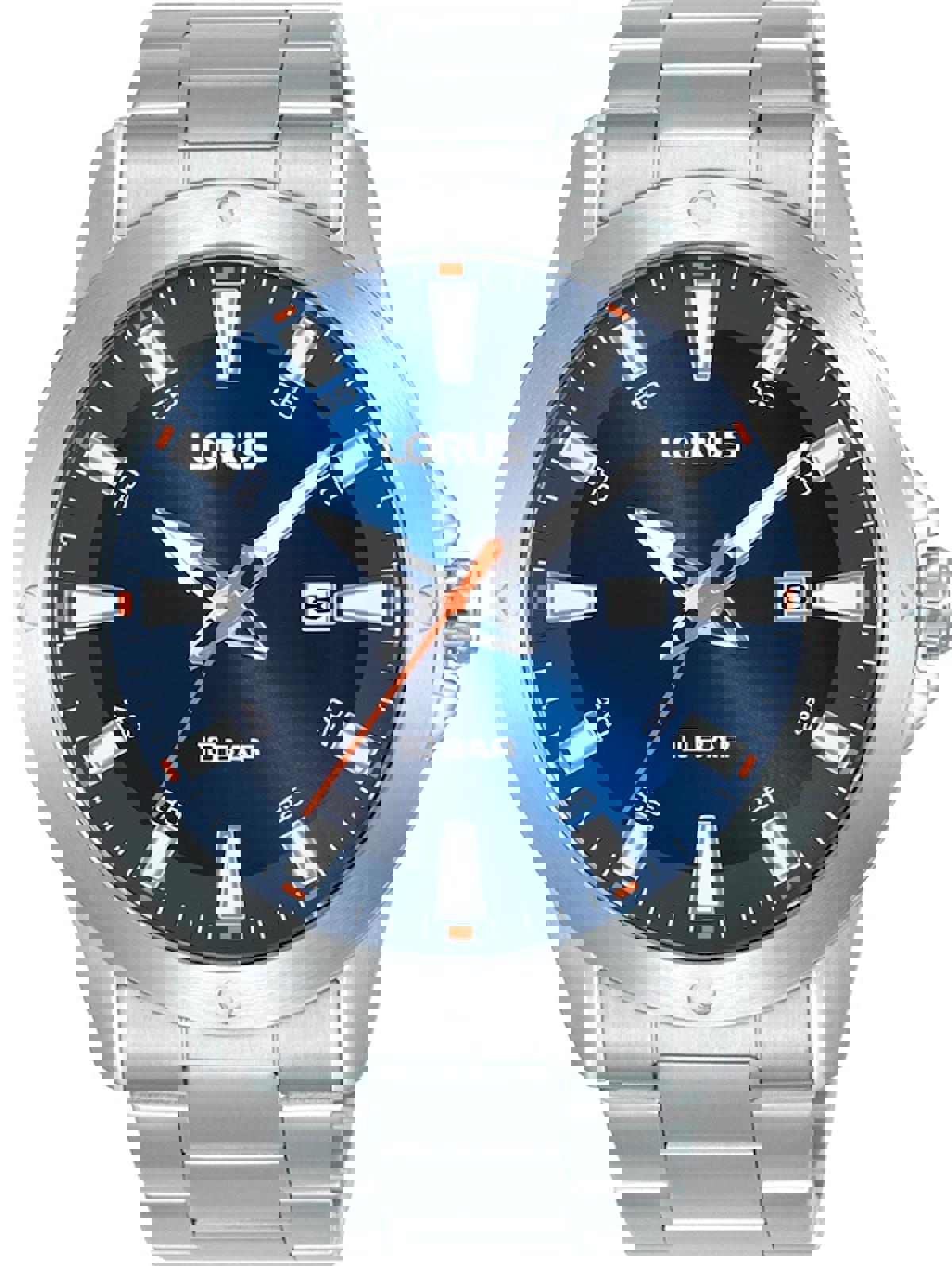 Lorus RH959PX9 Takvimli 44 mm Çelik Kordon Analog Erkek Kol Saati