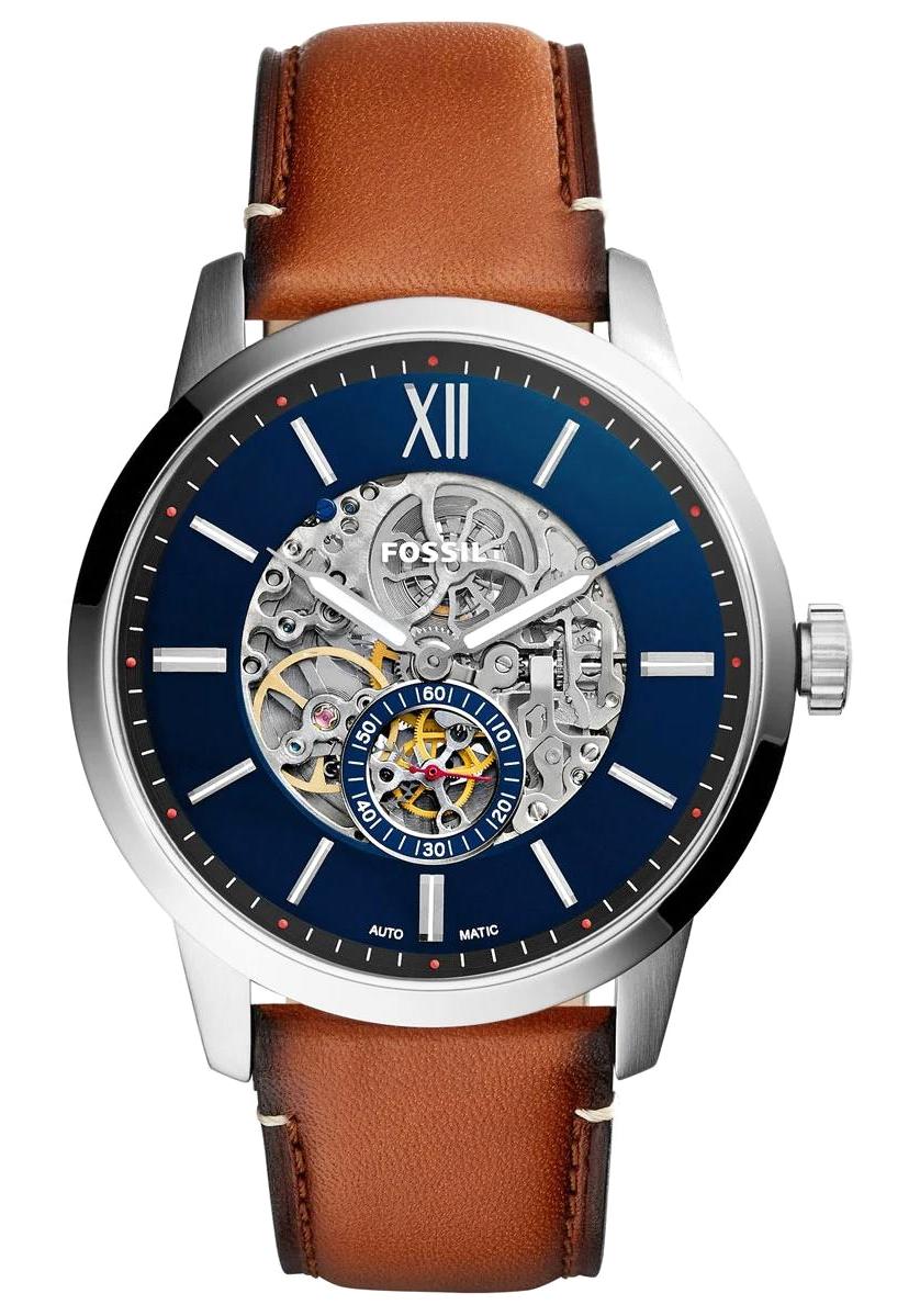 Fossil ME3154 48 mm Taba Deri Kordon Analog Erkek Kol Saati