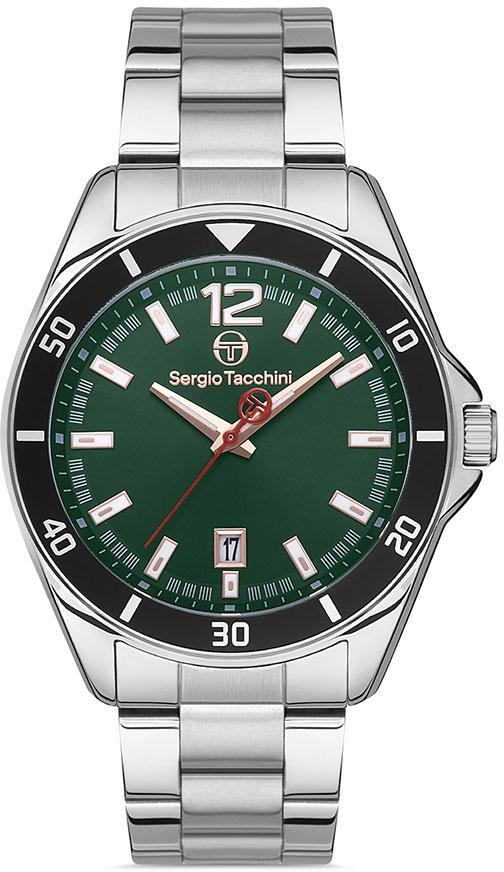 Sergio Tacchini ST.1.10194.1 Takvimli 40 mm Çelik Kordon Analog Kol Saati