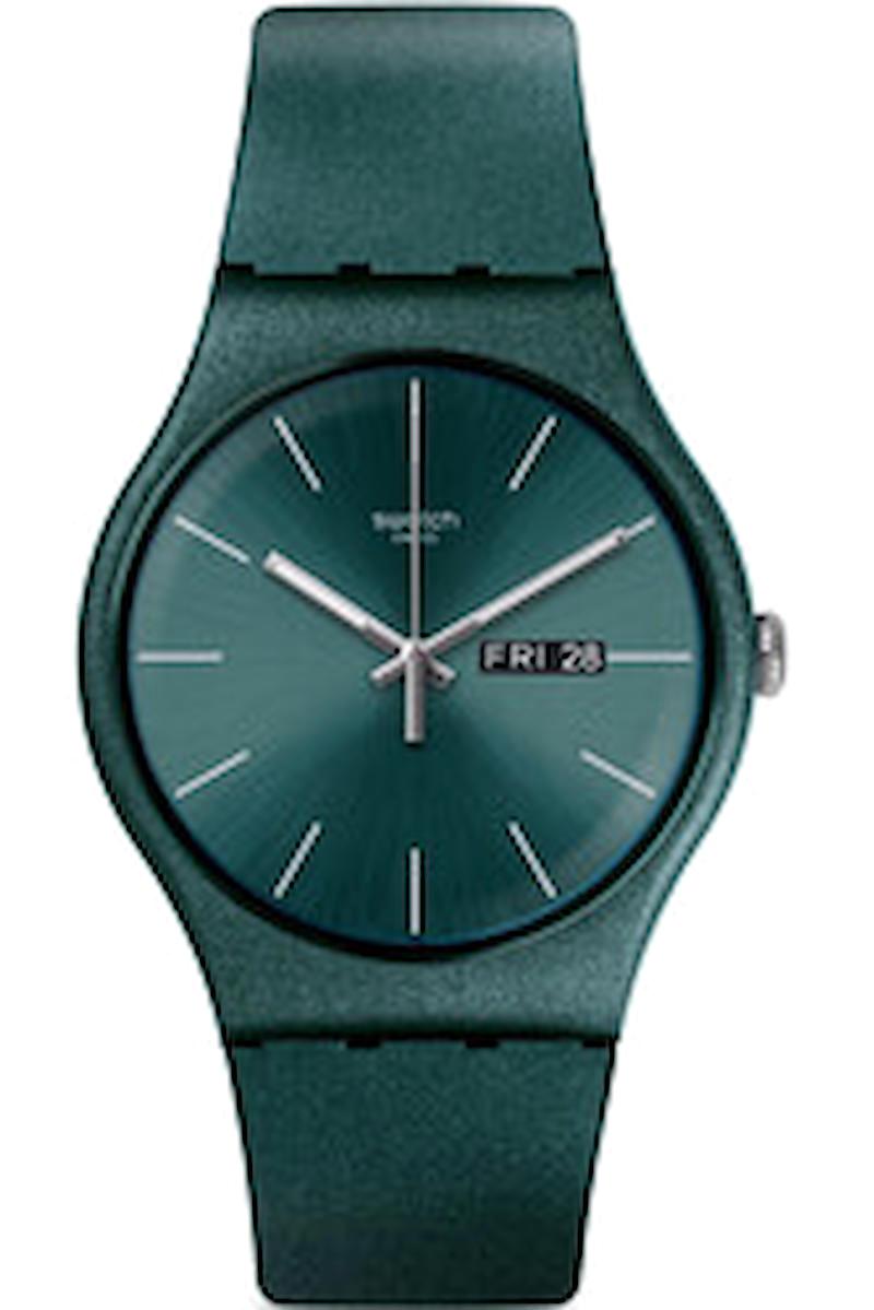 Swatch SUOG709 Takvimli 44 mm Mavi Çelik Kordon Analog Erkek Kol Saati