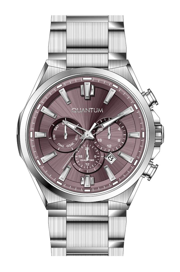 Quantum PWG1094.380 Takvimli 45 mm Çelik Kordon Analog Erkek Kol Saati