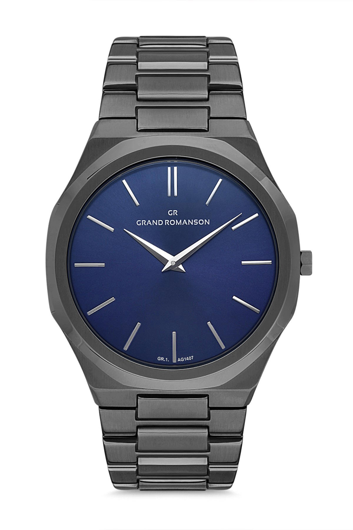 Romanson GR.1.AG1407.05 43 mm Çelik Kordon Analog Kol Saati
