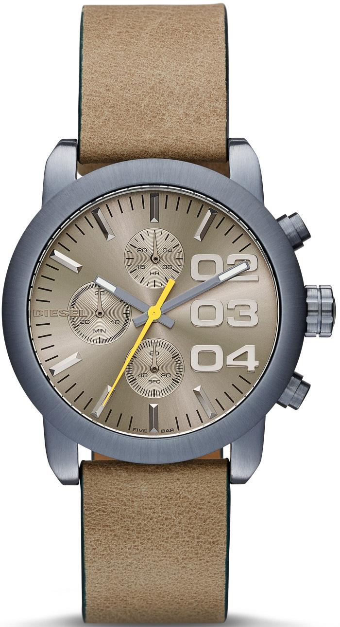 Diesel DZ5462 Takvimli 42 mm Krem Deri Kordon Analog Kol Saati