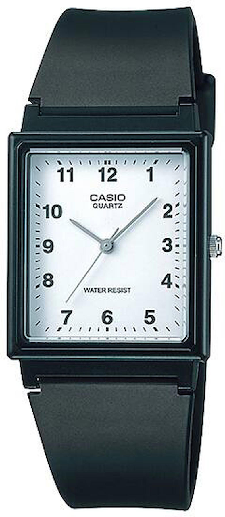 Casio MQ-27-7B 33.8 mm Siyah Silikon Kordon Analog Kol Saati