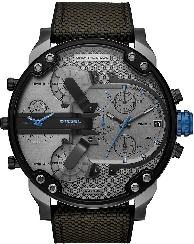 Diesel DZ7420 Takvimli 42 mm Siyah Metal Kordon Analog Erkek Kol Saati