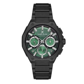 Daniel Klein DK.1.13677.9 Takvimli 44 mm Siyah Çelik Kordon Analog Erkek Kol Saati