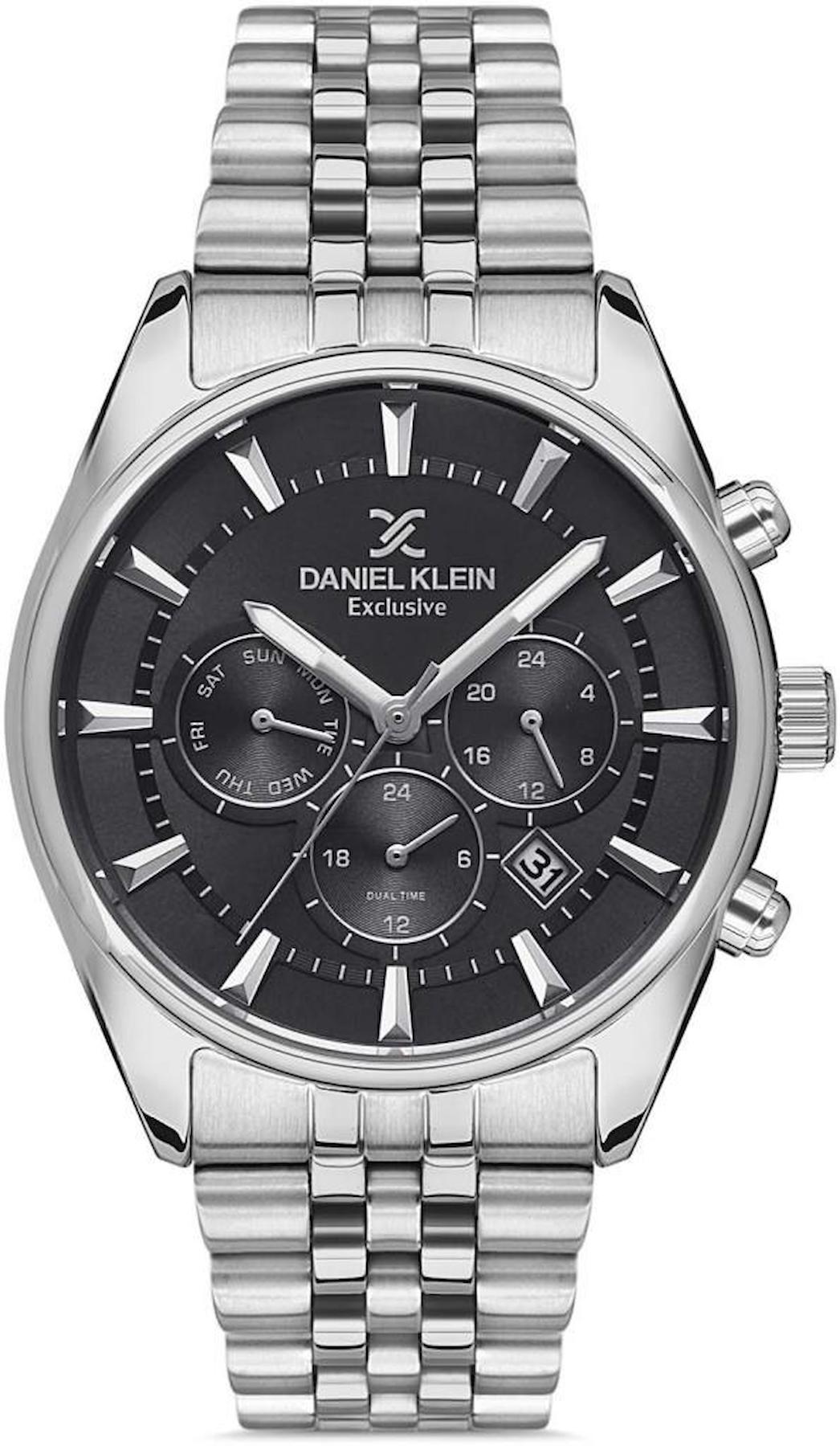 Daniel Klein DK102-DKE.1.10438-2 Takvimli 42 mm Metal Kordon Analog Erkek Kol Saati