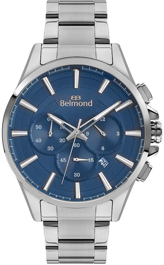 Belmond KNG1000390 Takvimli 46-50 mm Çelik Kordon Analog Erkek Kol Saati