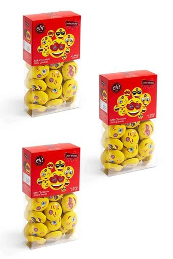 Elit Mini Elitoloji Sütlü Çikolata 200 gr 3 Adet