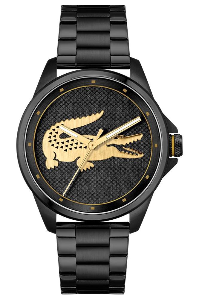 Lacoste LAC2011175 43 mm Siyah Çelik Kordon Analog Erkek Kol Saati